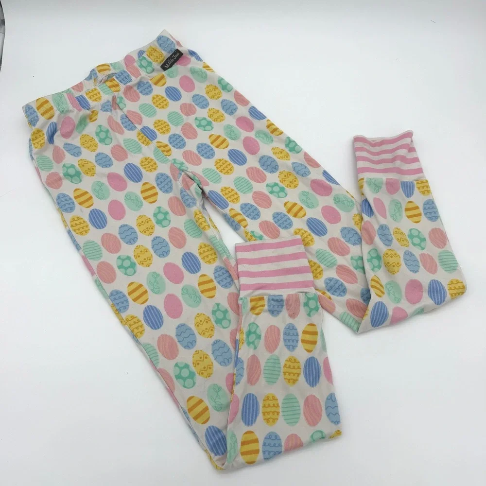 Matilda Jane Pajama Set Kids 12 Multicolor Bunny Easter Egg‎ Striped Spring PJ